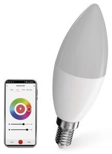 EMOS Chytrá LED žárovka GoSmart E14 4,8W 230V Wi-Fi RGB stmívatelná