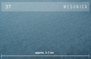 Modrá trojmístná sametová pohovka MESONICA Musso Tufted 211 cm