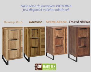 Nástěnná skříňka Victoria recyklovaná borovice
