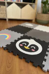 Minideckfloor Tučňák s chocholkou 90 Černá