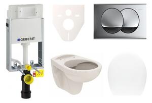 Cenově zvýhodněný závěsný WC set Geberit k zazdění + WC Ceramia S-Line SIKOGE1U71