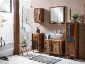 Masivní luxusní set Barma II do koupelny z recyklovaného dřeva