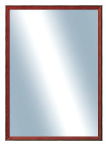 DANTIK - Zarámované zrcadlo - rozměr s rámem cca 50x70 cm z lišty Inclinata colori červená (3136)