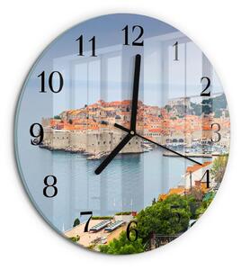 Skleněné nástěnné hodiny Naučná stezka zsoc-fi30-00177320