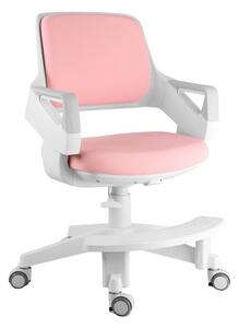 Dětská rostoucí židle Neoseat KIDDY FIVE — látka, pratelný potah, růžová