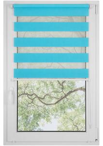 Roleta Den Noc neinvazivní soft Tyrkysový 38x150 cm