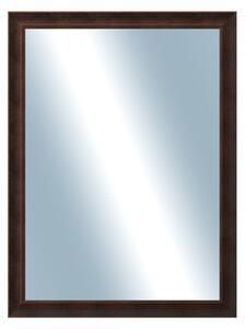 DANTIK - Zarámované zrcadlo - rozměr s rámem cca 60x80 cm z lišty KOSTELNÍ malá hnědá (3165)