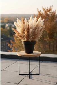 Květináč LEVANTA, plast, výška 27 cm, antracit