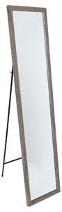 Stojící zrcadlo EFFE s nastavením úhlu náklonu, 35x155 cm, šedé