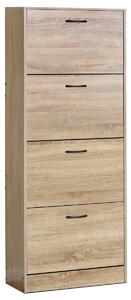Botník s přihrádkami G1018 OAK, dub