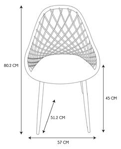 Terakotová židle Malaga