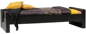 Hoorns Černá dřevěná dětská postel Koben II. 90 x 200 cm