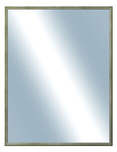 DANTIK - Zarámované zrcadlo - rozměr s rámem cca 70x90 cm z lišty Y-ka zelená linka (3126)