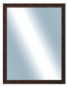 DANTIK - Zarámované zrcadlo - rozměr s rámem cca 70x90 cm z lišty KOSTELNÍ malá hnědá (3165)