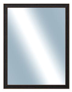 DANTIK - Zarámované zrcadlo - rozměr s rámem cca 70x90 cm z lišty ANDRÉ velká černá (3154)