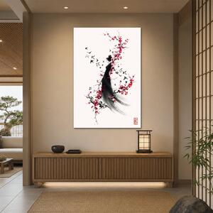 DUBLEZ | Obraz do ložnice feng shui - Japonská žena | UV tisk, Premium