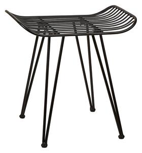 Villa Collection, Kovová stolička Svale Black 41 cm | černá