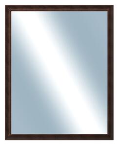 DANTIK - Zarámované zrcadlo - rozměr s rámem cca 80x100 cm z lišty KOSTELNÍ malá hnědá (3165)