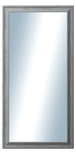 DANTIK - Zarámované zrcadlo - rozměr s rámem cca 50x100 cm z lišty KOSTELNÍ malá šedá (3167)