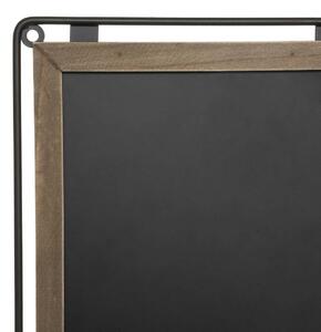 Poznámková tabule s košíky, černá, 58 x 70 cm