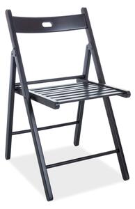 Černá dřevěná židle SMART II