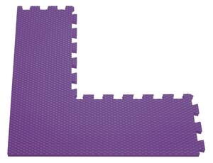 Okrajové díly k podlahám Minideckfloor 41 Tmavě fialová, Díl: Rohový