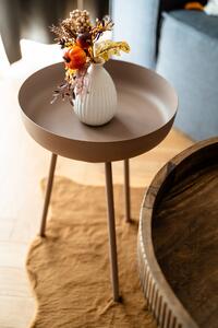 Kovový kávový stolek Nella, 2 kusy, matný