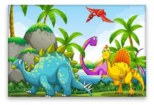 Malvis Obraz dinosuři Velikost: 90x60 cm