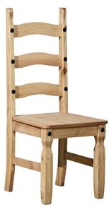 Masivní židle z borovice CORONA 2