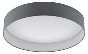 EGLO Stropní LED osvětlení POLOMARO, 24W, teplá bílá, 50m, kulaté, šedé 93397