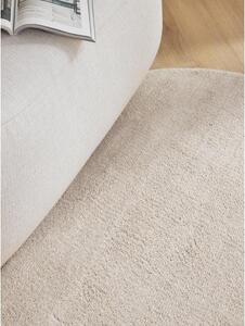 Ručně tkaný kulatý koberec s nízkým vlasem Ainsley