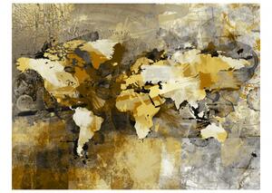Murando DeLuxe Umělecká mapa světa Rozměry (š x v) a Typ: 150x116 cm - vliesové