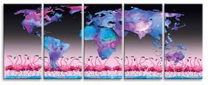 Malvis Obraz - Svět plameňáků Velikost: 150x60 cm