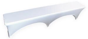 Elastický potah na skládací lavici 180 cm Barva ubrusu: BÍLÁ / WHITE
