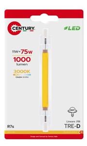 CEN TRCOB-1011830 LED žárovka LED COB R7s 11W 3000K 1000lm 118mm CB - CENTURY