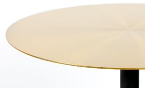 Zlatý kovový odkládací stolek ZUIVER SNOW 40 cm