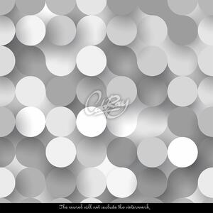 Fototapeta Abstraktní kulky šedé Samolepící 250x250cm
