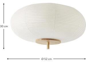 Designové stropní svítidlo z rýžového papíru Misaki