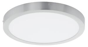 EGLO Přisazené LED svítidlo FUEVA 1, kulaté, stříbrné 97267