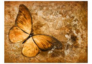Tapeta motýl hnědý + lepidlo ZDARMA Velikost (šířka x výška): 200x154 cm