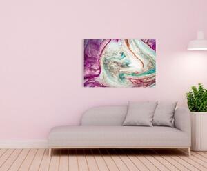Malvis Obraz růžová abstrakce Velikost: 90x60 cm
