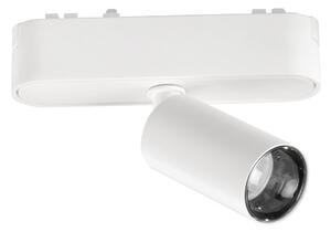 FAN BERNINI-FANS-5-BCO Systém 48 V – LED svítidlo na liště Bernini, 48 V, bílé, hliník/plast, 5 W, 640 lm, CCT, 11,45 x 9,47 x 3,1 cm - FANEUROPE