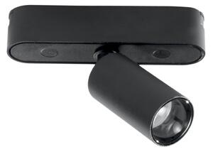 FAN BERNINI-FANS-5 Systém 48 V – LED svítidlo na liště Bernini, 48 V, černé, hliník/plast, 5 W, 640 lm, CCT, 11,45 x 9,47 x 3,1 cm - FANEUROPE