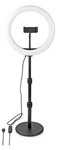 Nedis RLSTND200BK - LED Stmívatelná lampa se stojanem a držákem LED/6W/USB