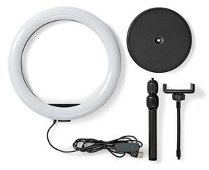 Nedis RLSTND200BK - LED Stmívatelná lampa se stojanem a držákem LED/6W/USB