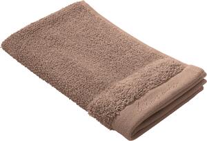 RUČNÍK PRO HOSTY, 30/50 cm, šedohnědá Bio:Vio - Ručníky pro hosty
