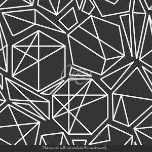 Fototapeta Černobílá geometrie Samolepící 250x250cm