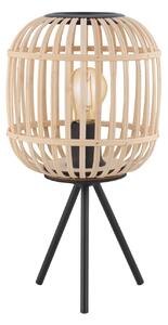 EGLO Stolní lampa trojnožka BORDESLEY dřevo, 40x21cm 43218