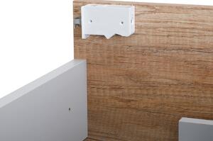 Koupelnová skříňka pod umyvadlo Swing WOC 60 D, bílá/dub country