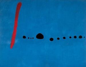 Umělecký tisk Modrá II, Joan Miró